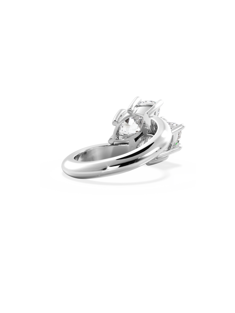 Marquise Jean Toi et Moi Ring