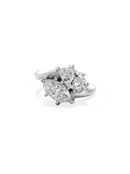 Marquise Jean Toi et Moi Ring