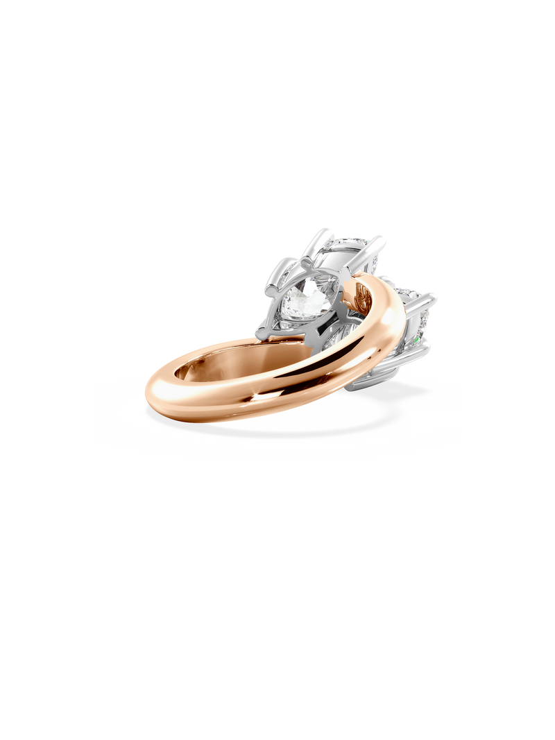 Marquise Jean Toi et Moi Ring