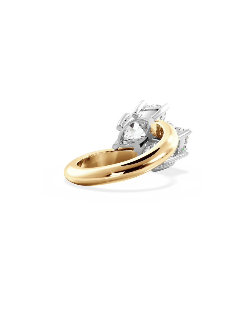 Marquise Jean Toi et Moi Ring