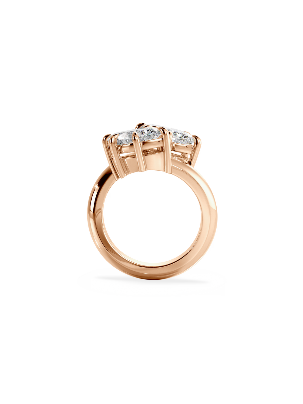 Marquise Jean Toi et Moi Ring - View 