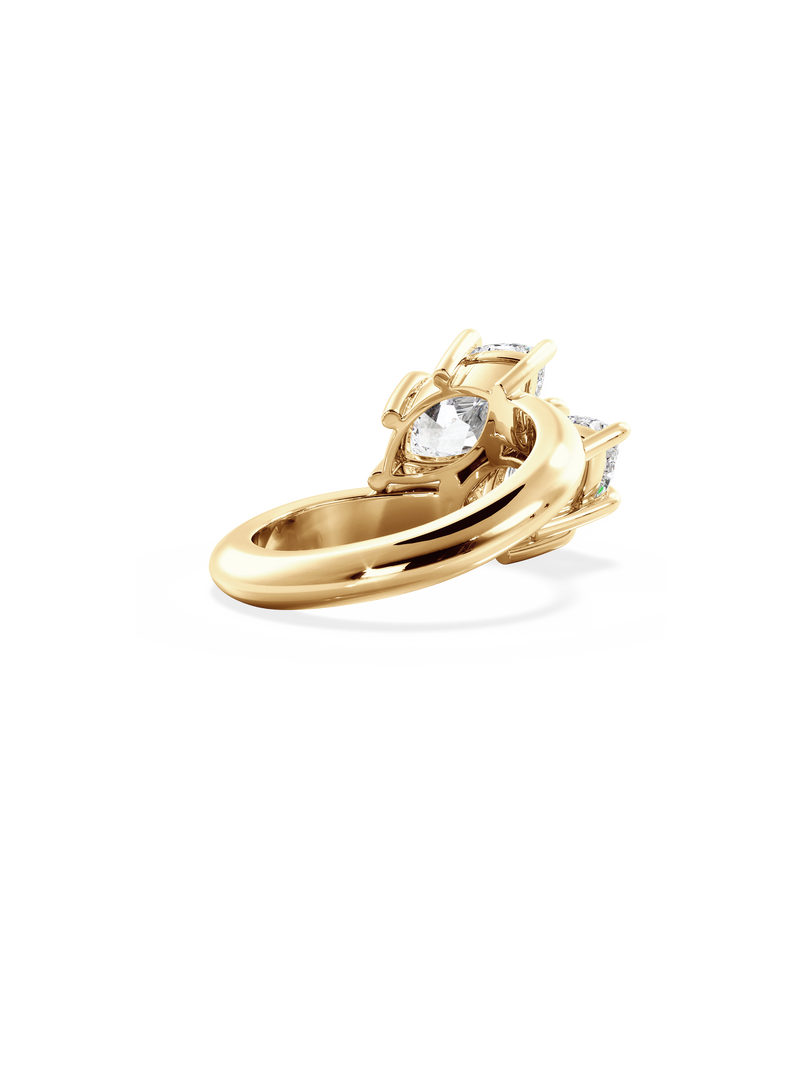 Marquise Jean Toi et Moi Ring