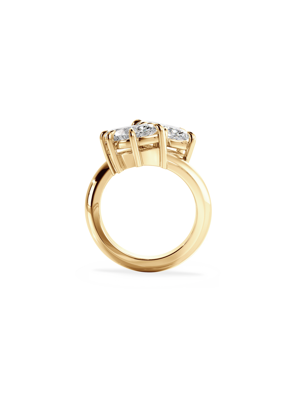 Marquise Jean Toi et Moi Ring - View 