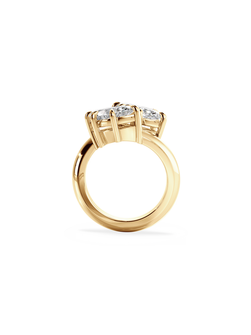 Marquise Jean Toi et Moi Ring
