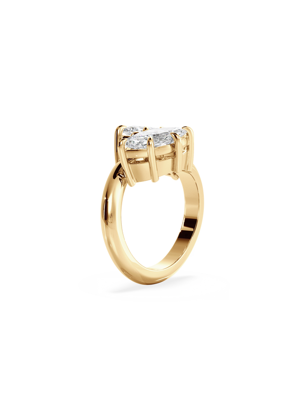 Marquise Jean Toi et Moi Ring