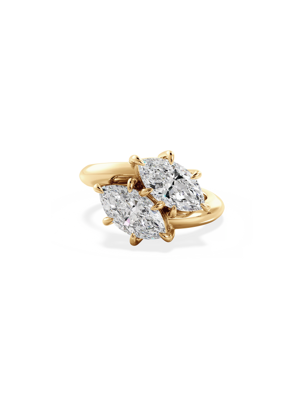 Marquise Jean Toi et Moi Ring