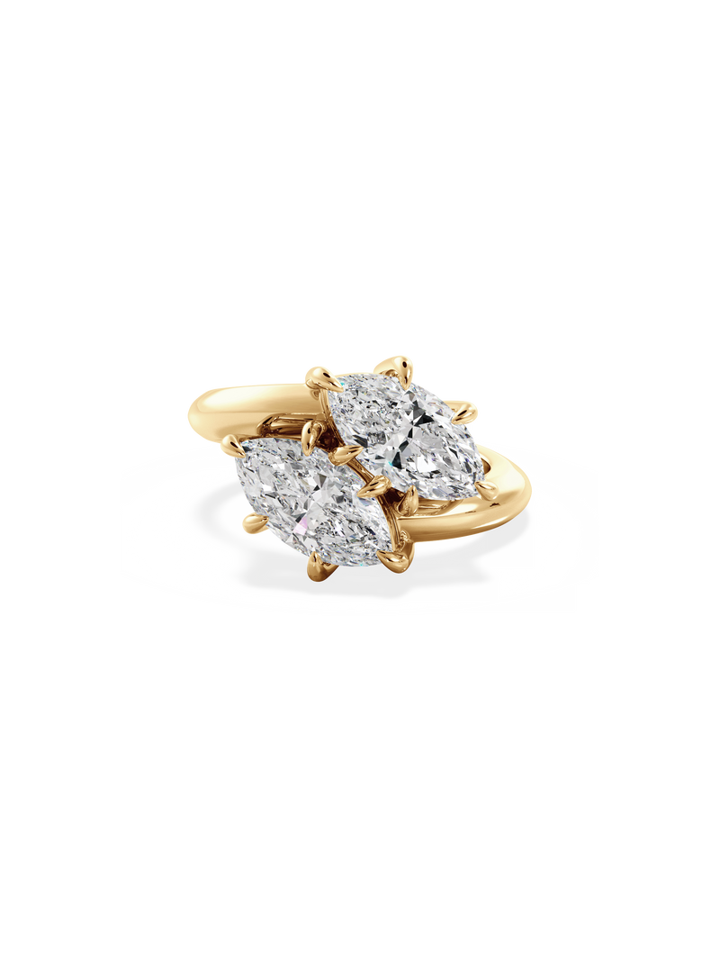 Marquise Jean Toi et Moi Ring