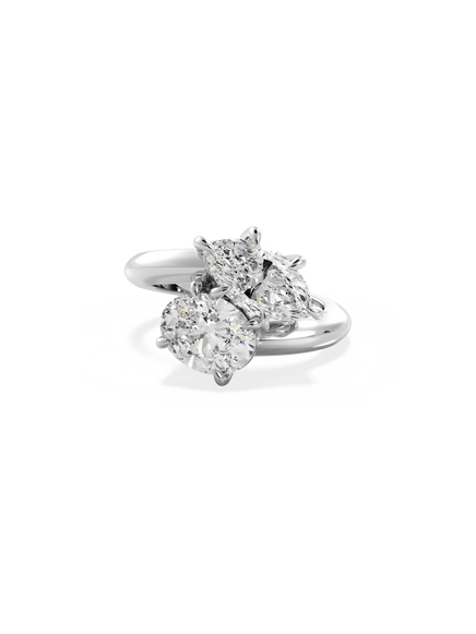 Marquise Jean Toi et Moi Ring