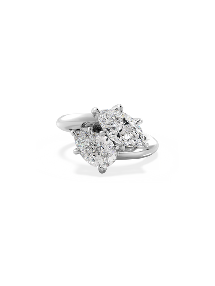 Marquise Jean Toi et Moi Ring
