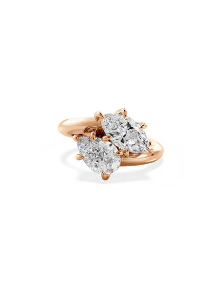 Marquise Jean Toi et Moi Ring
