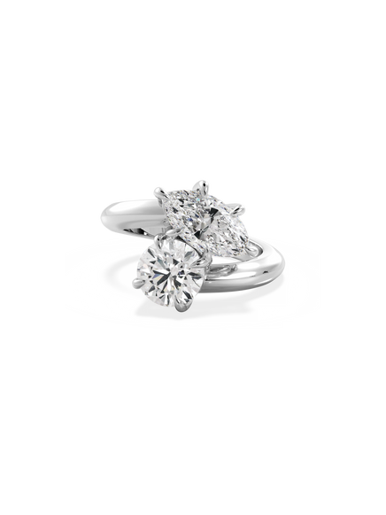 Marquise Jean Toi et Moi Ring