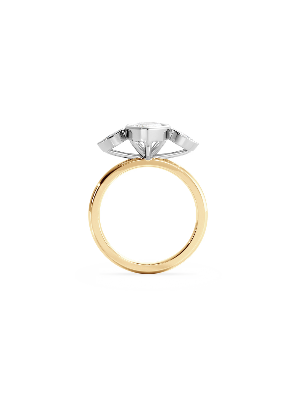Marquise Bezel Amira Ring - View 