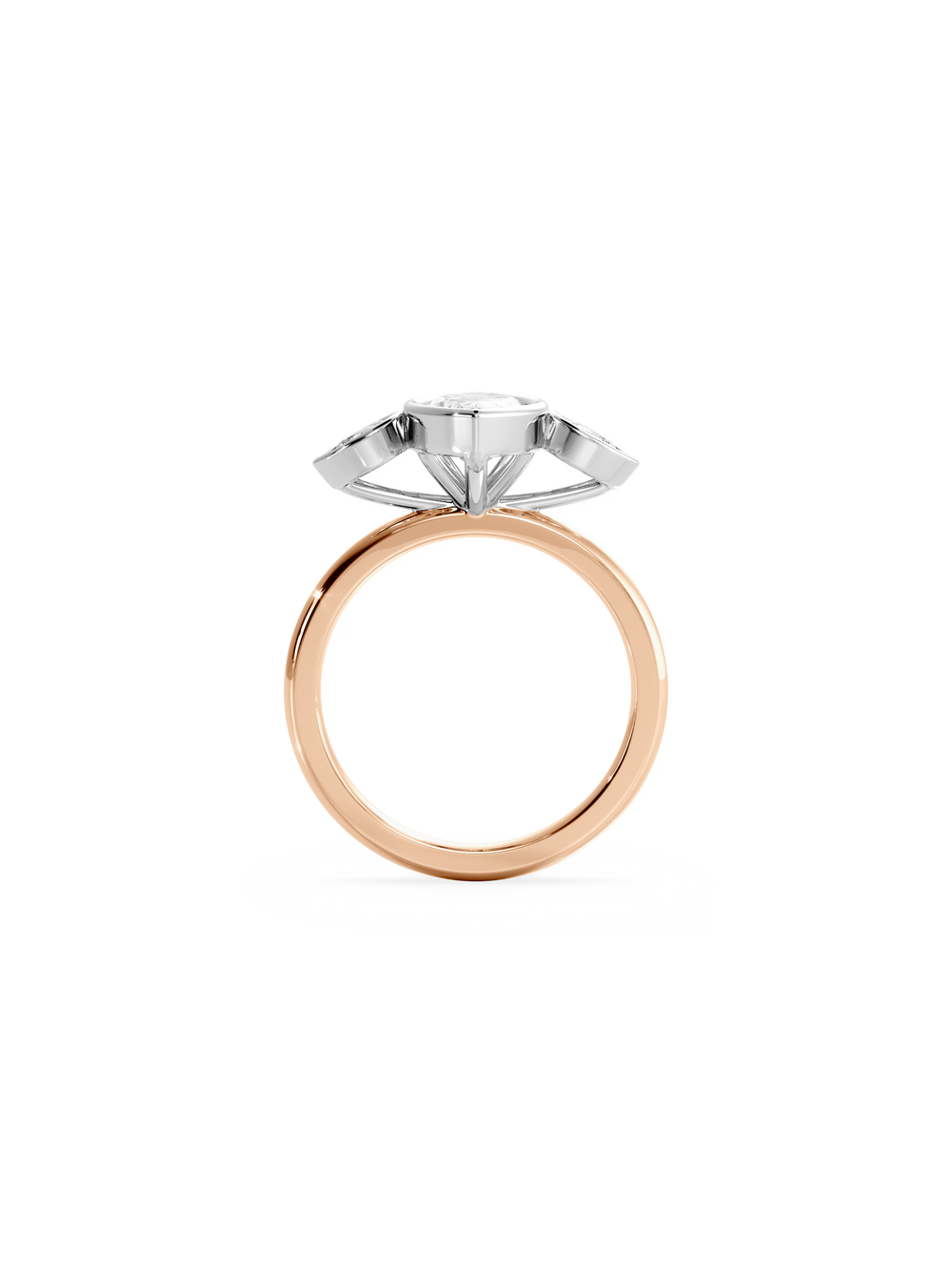 Marquise Bezel Amira Ring - View 