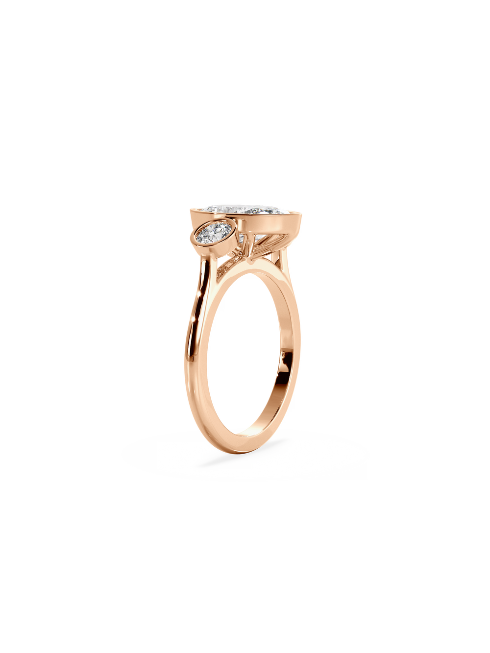 Marquise Bezel Cosmic Trio Ring - View 
