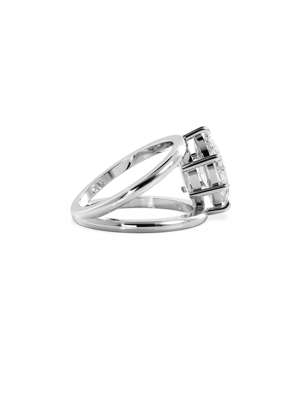 Marquise Signature Double Band Ring - View 