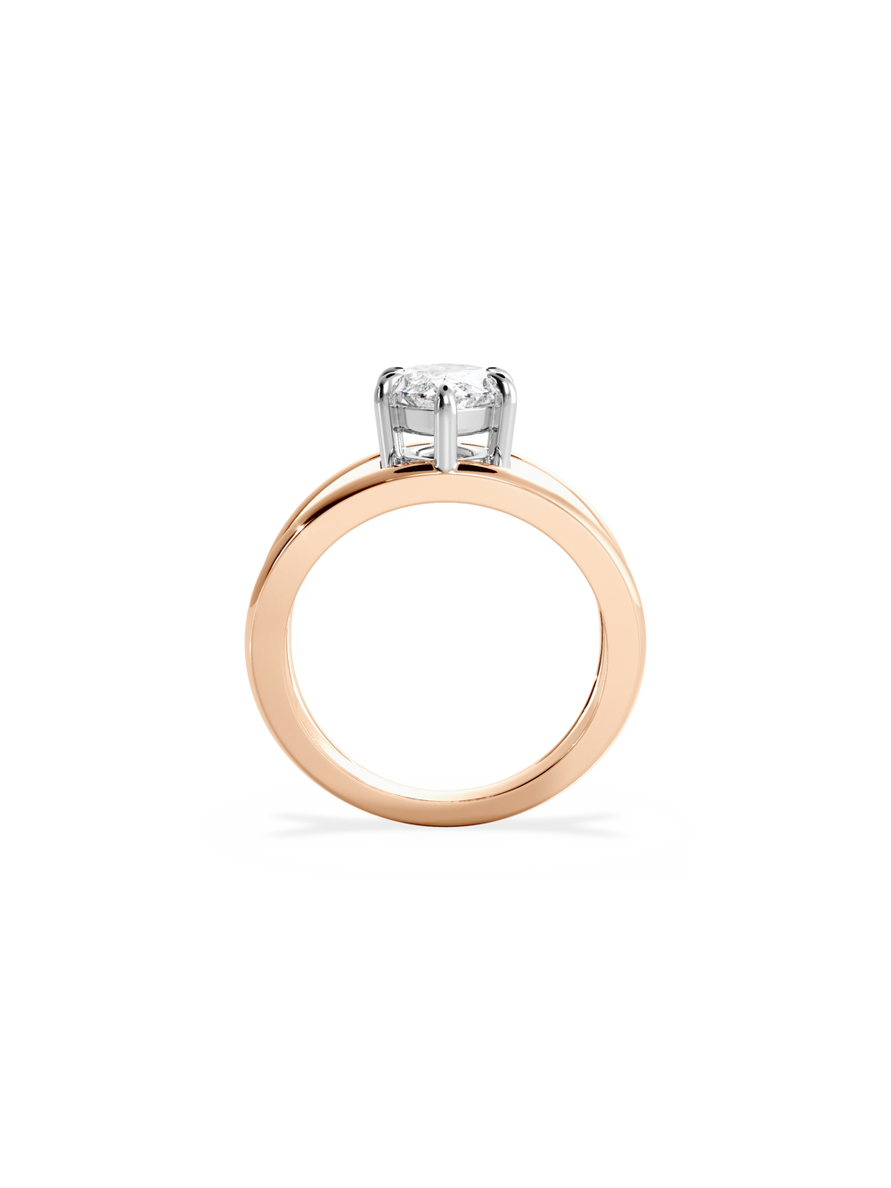 Marquise Signature Double Band Ring - View 
