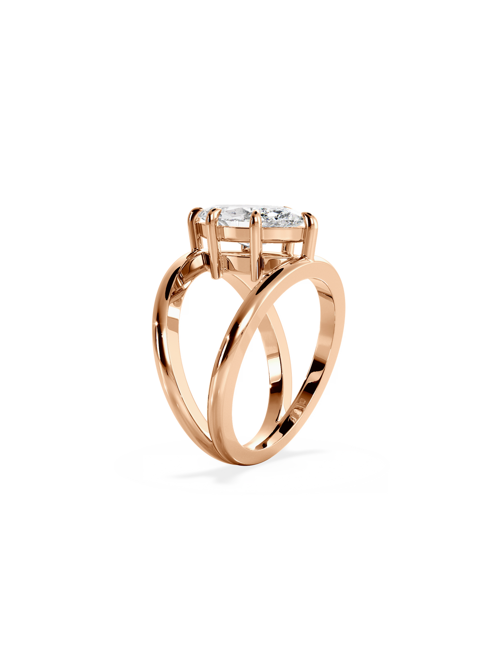 Marquise Signature Double Band Ring - View 