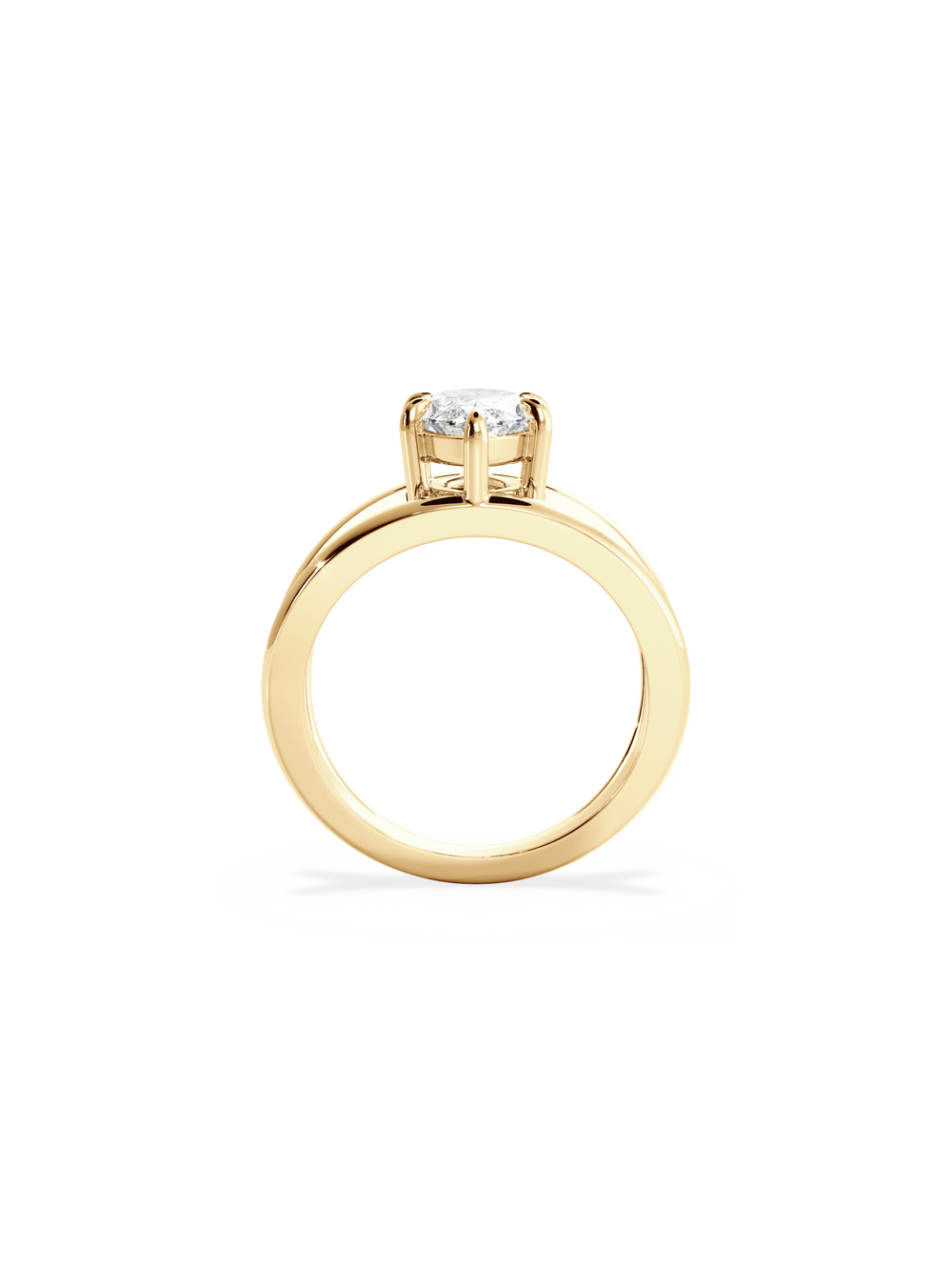 Marquise Signature Double Band Ring - View 