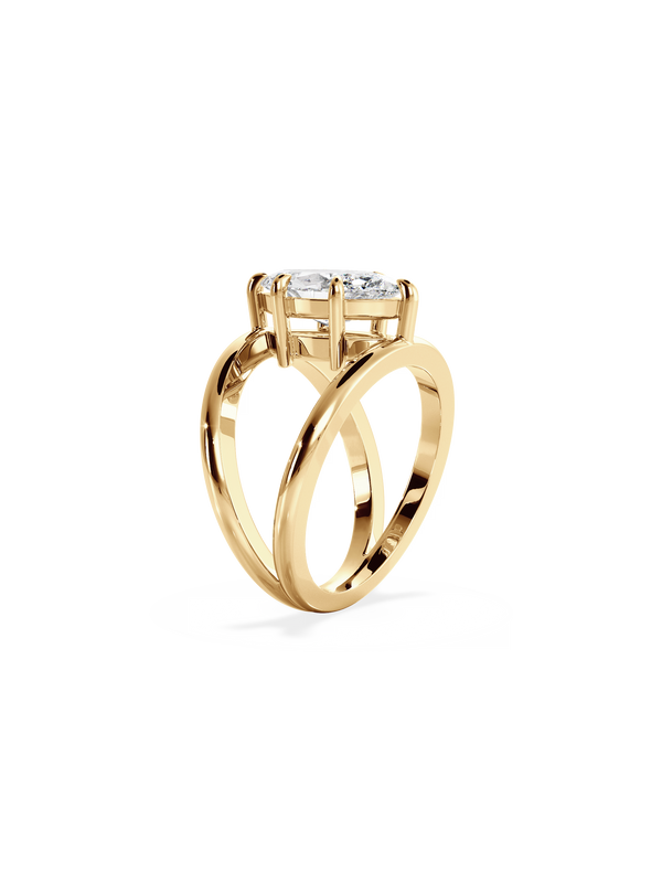 Marquise Signature Double Band Ring