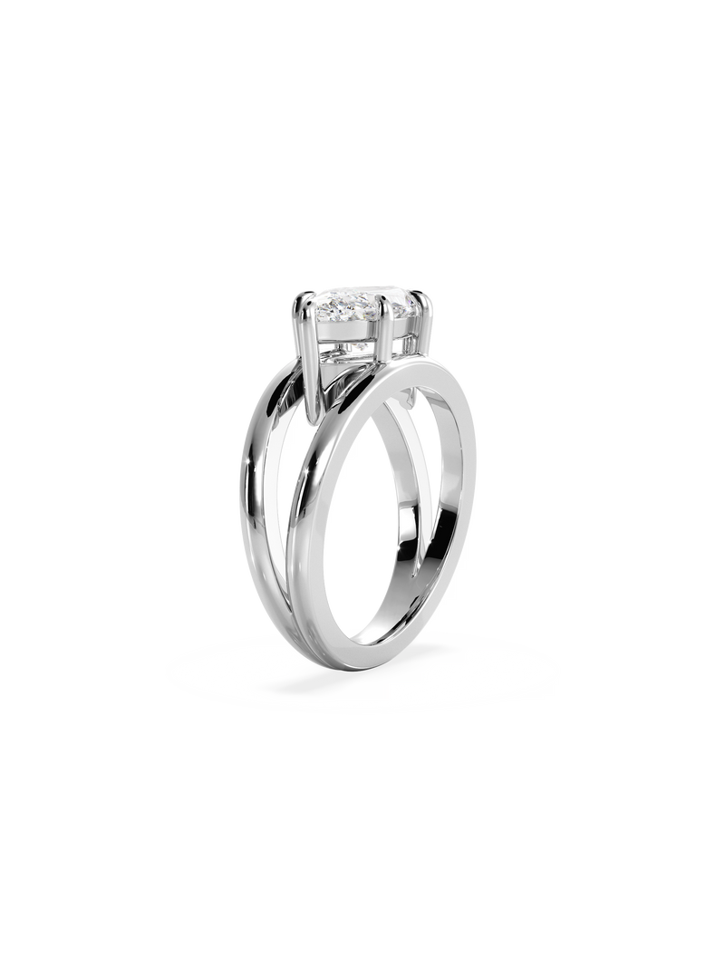 Marquise Signature Double Band Ring