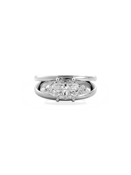 Marquise Signature Double Band Ring
