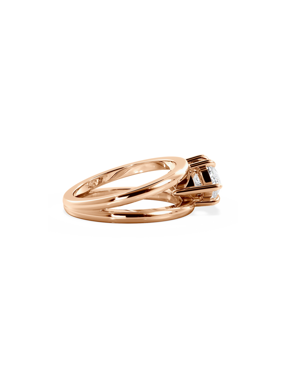 Marquise Signature Double Band Ring - View 