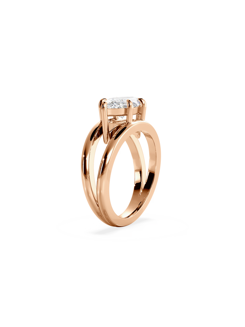 Marquise Signature Double Band Ring