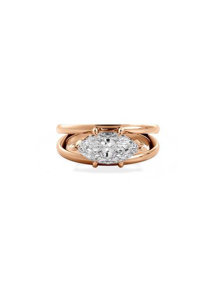 Marquise Signature Double Band Ring