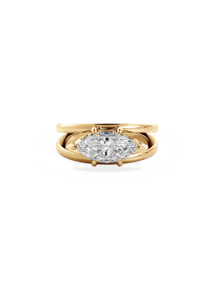 Marquise Signature Double Band Ring
