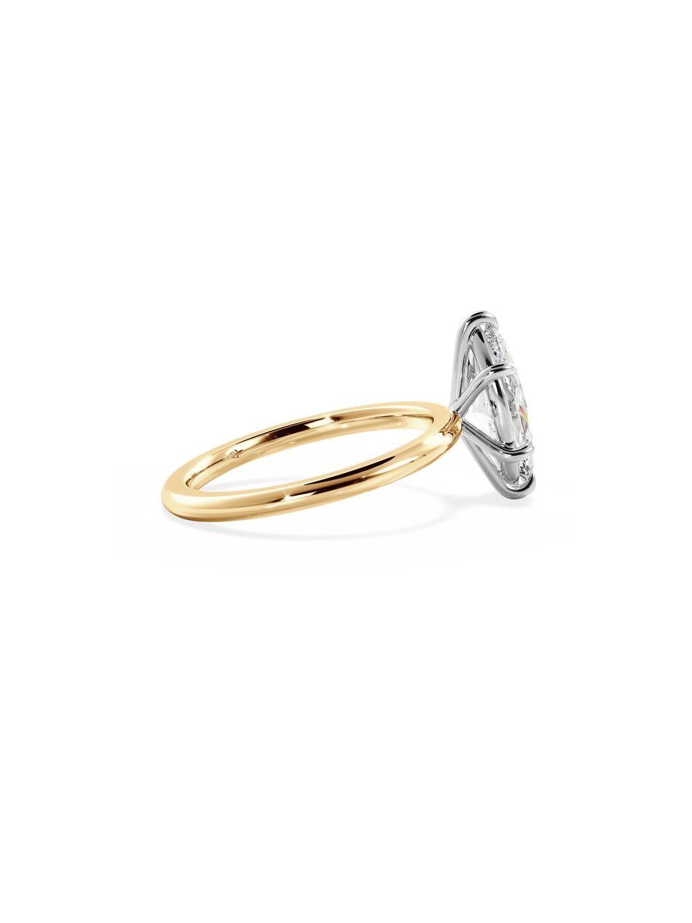 Marquise Ceremonial Solitaire - View 