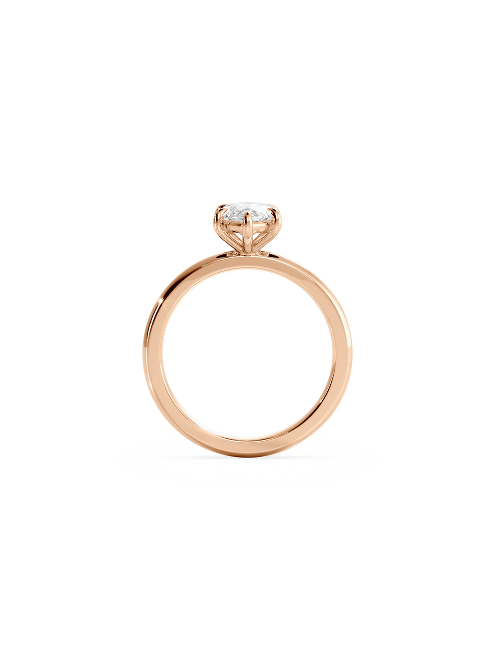 Marquise Ceremonial Solitaire - View 