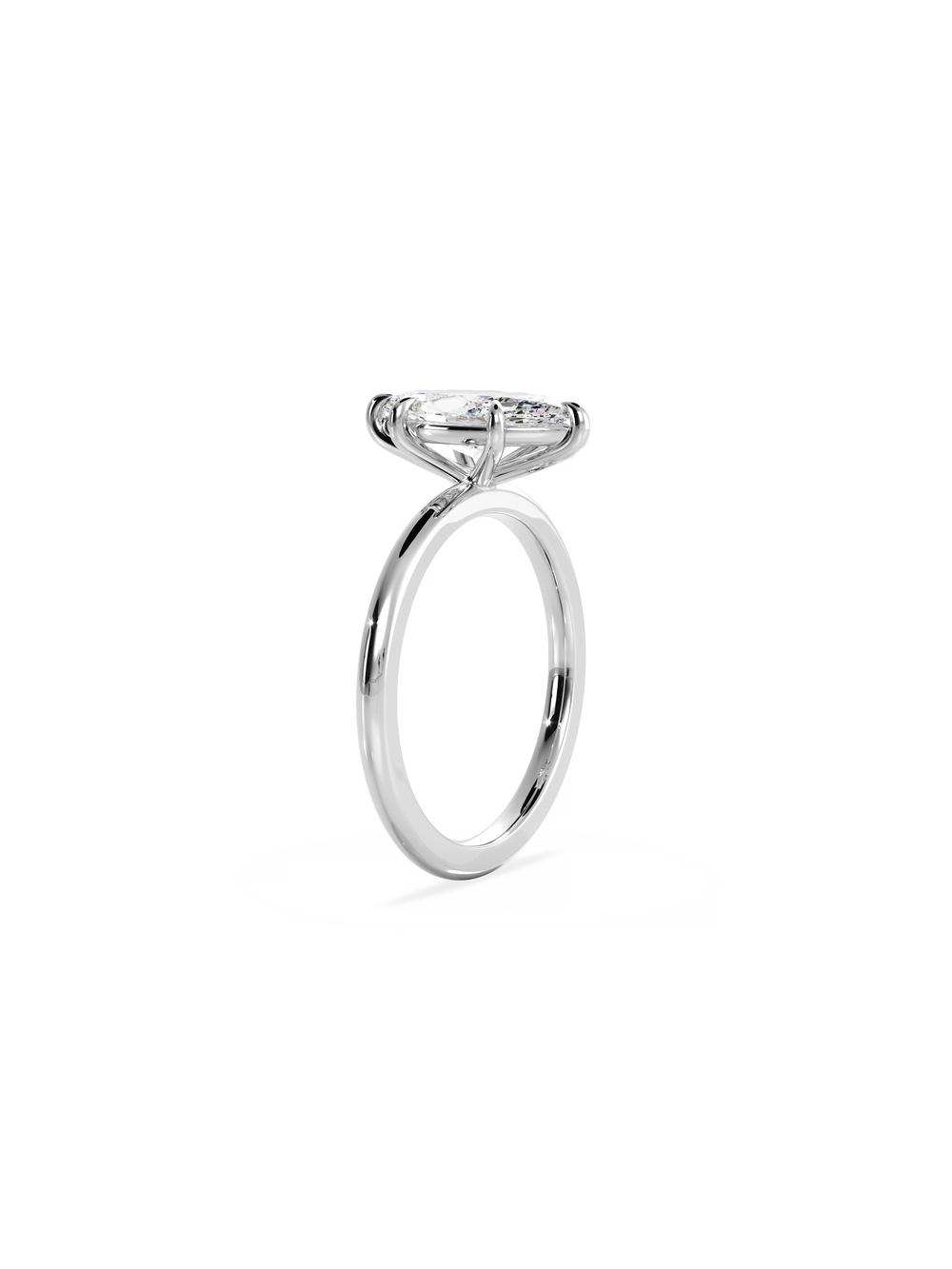 Marquise Ceremonial Solitaire - View 