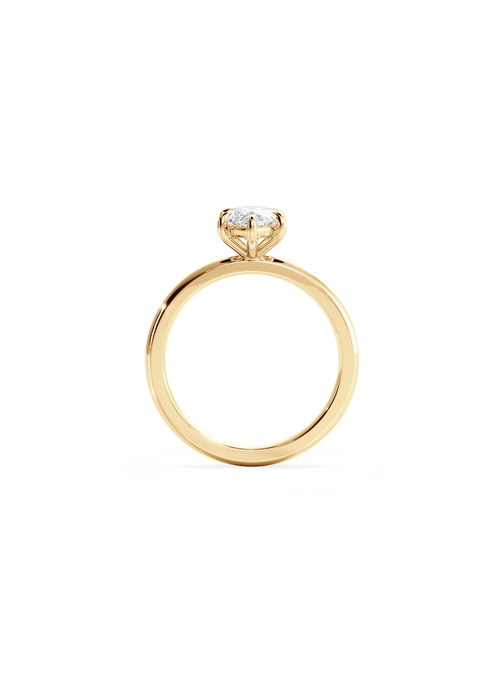 Marquise Ceremonial Solitaire - View 