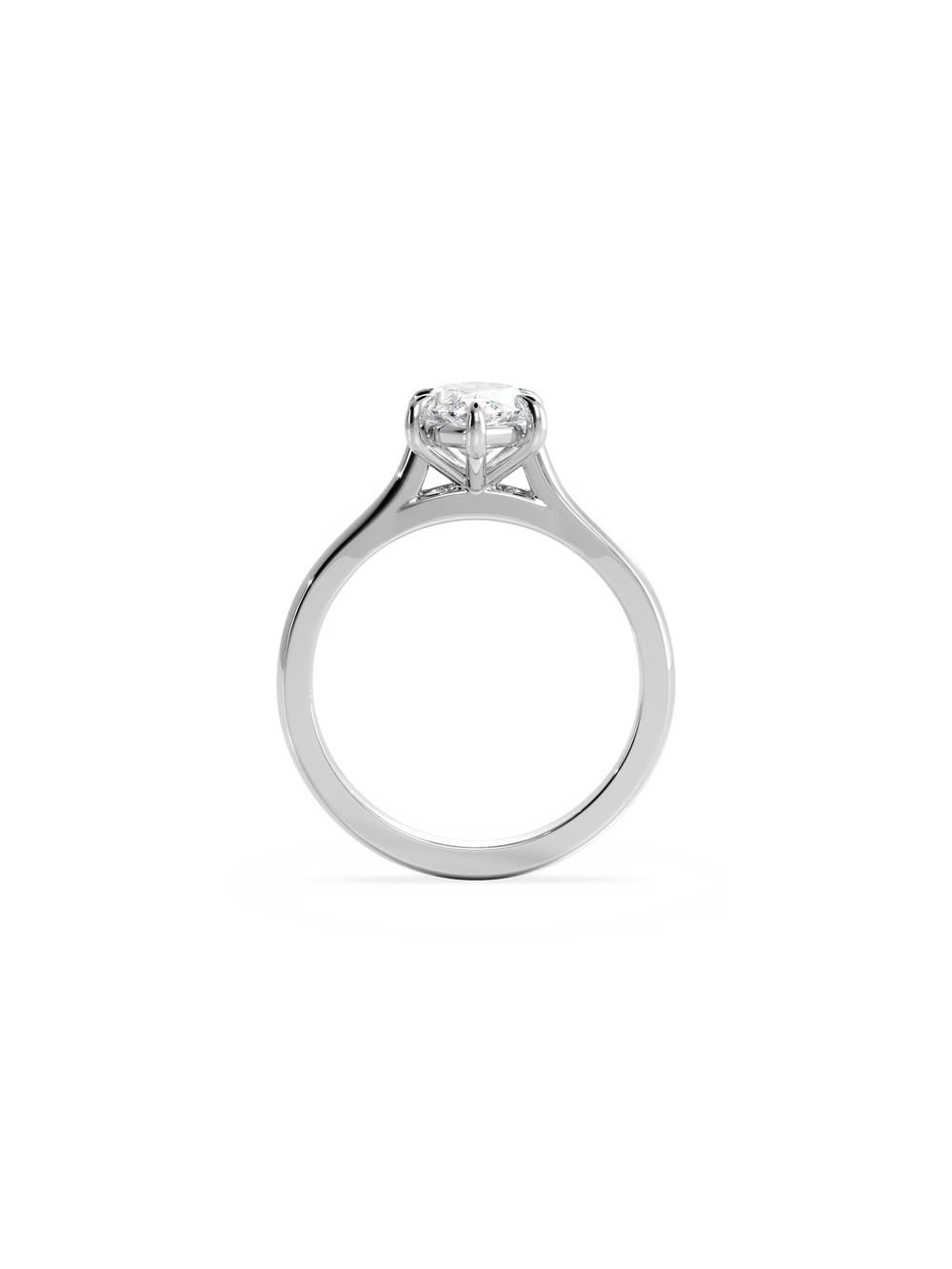 Marquise Classic Solitaire Ring - View 