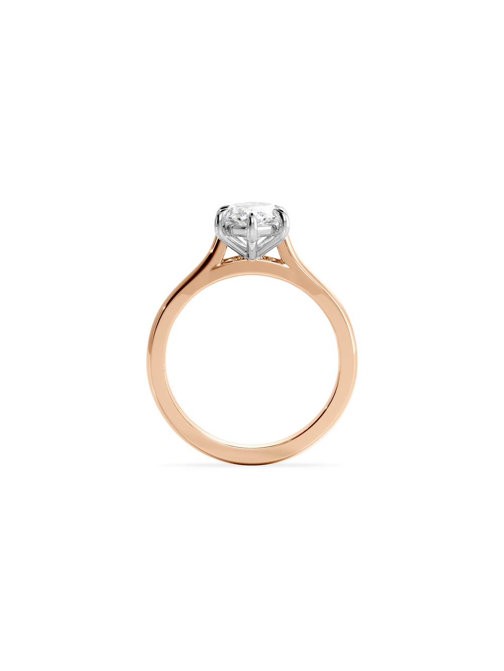Marquise Classic Solitaire Ring - View 