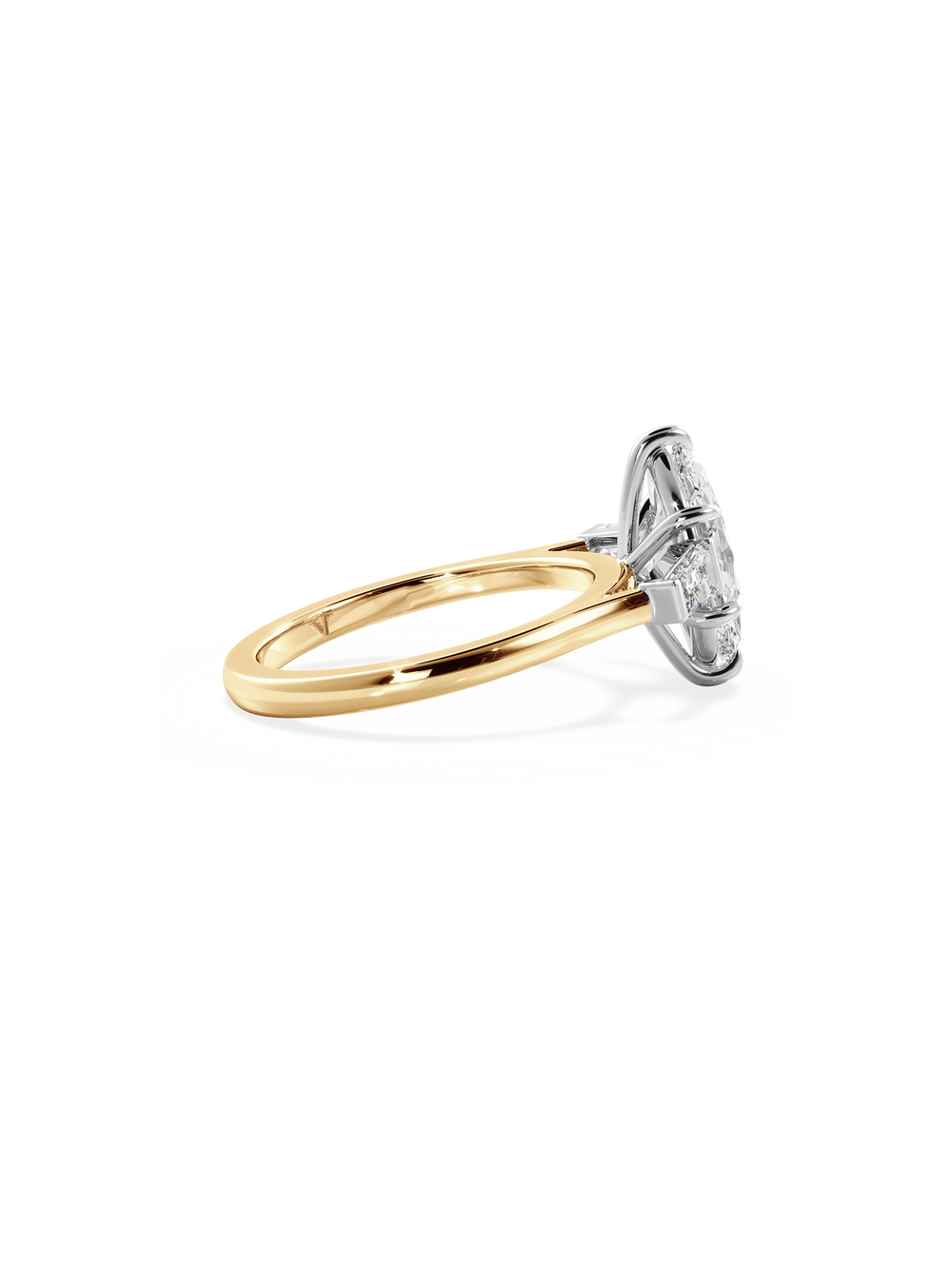 Marquise Lyra Ring - View 