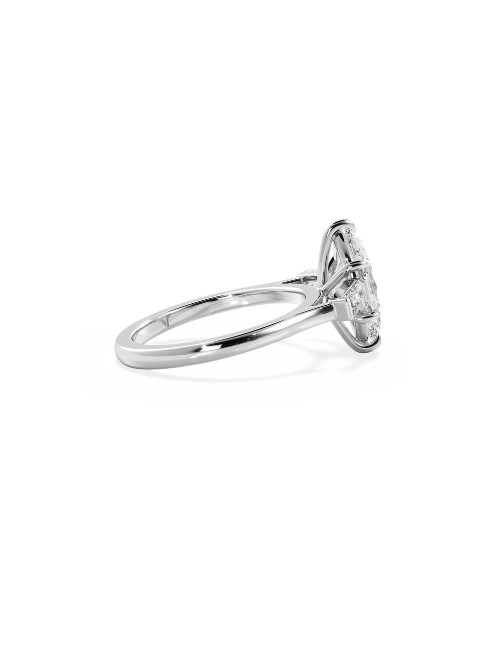 Marquise Lyra Ring - View 