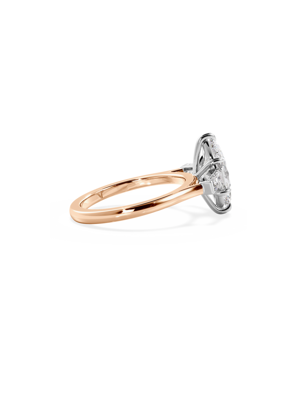 Marquise Lyra Ring - View 