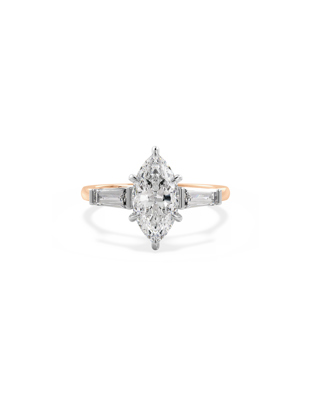 Marquise Lyra Ring - View 
