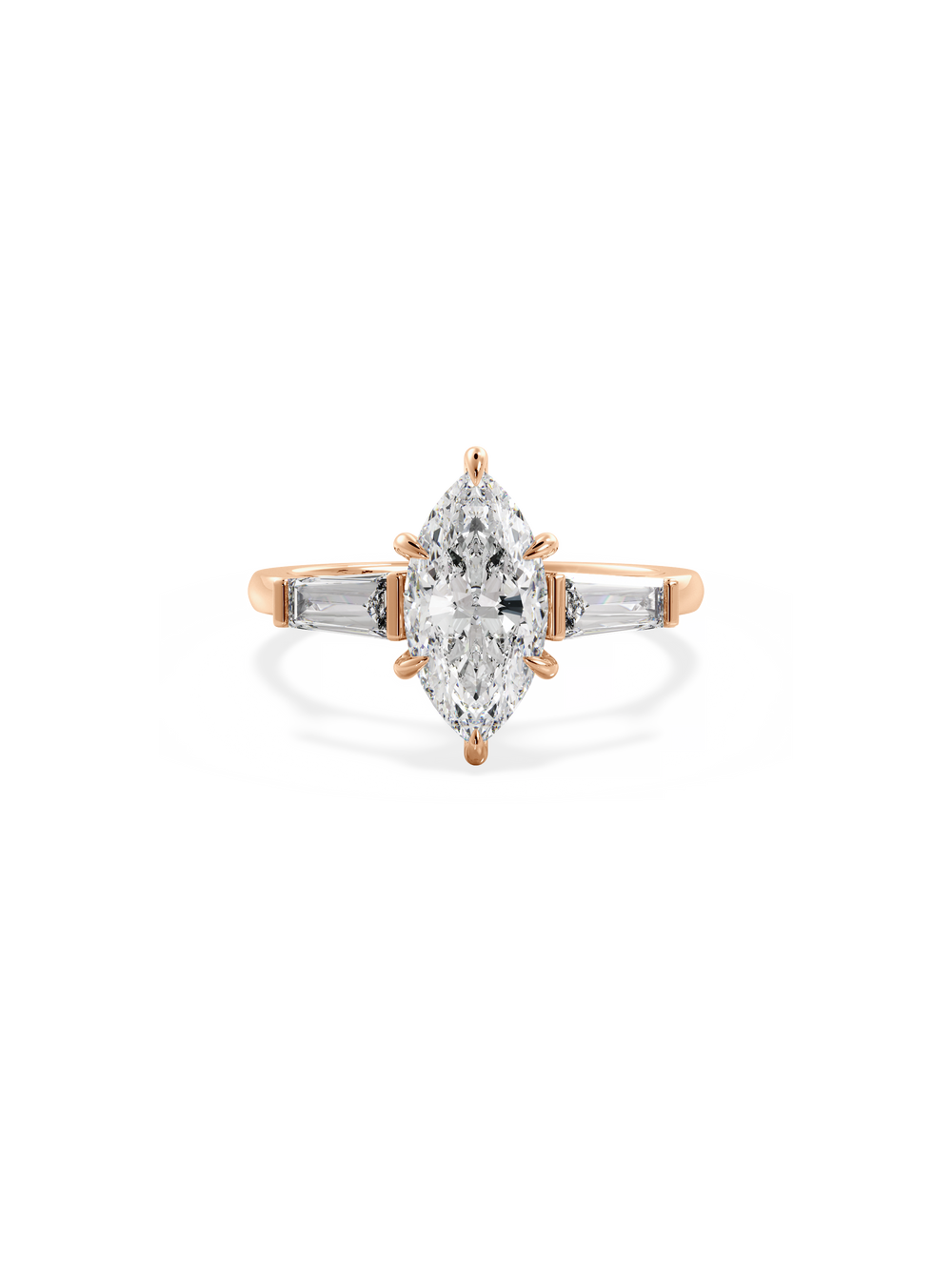 Marquise Lyra Ring - View 