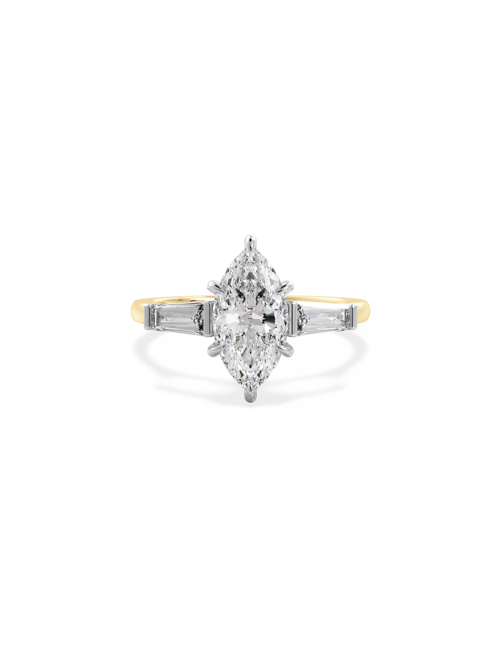 Marquise Lyra Ring - View 