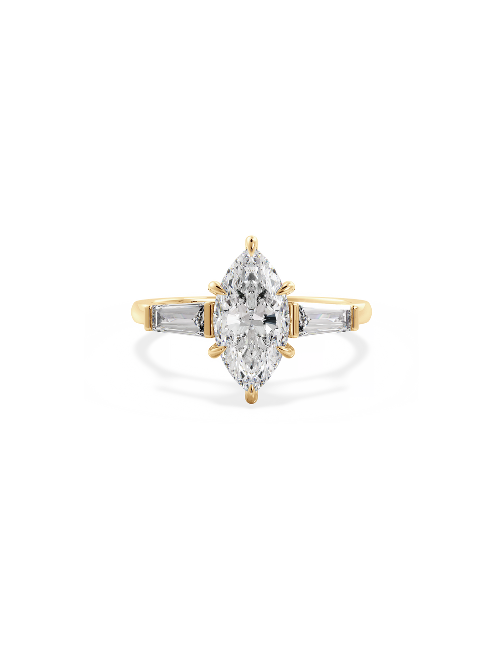 Marquise Lyra Ring - View 