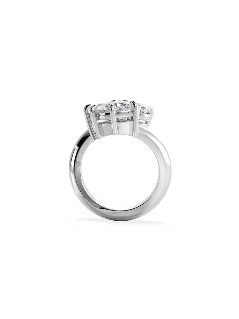 Marquise Jean Toi et Moi Ring