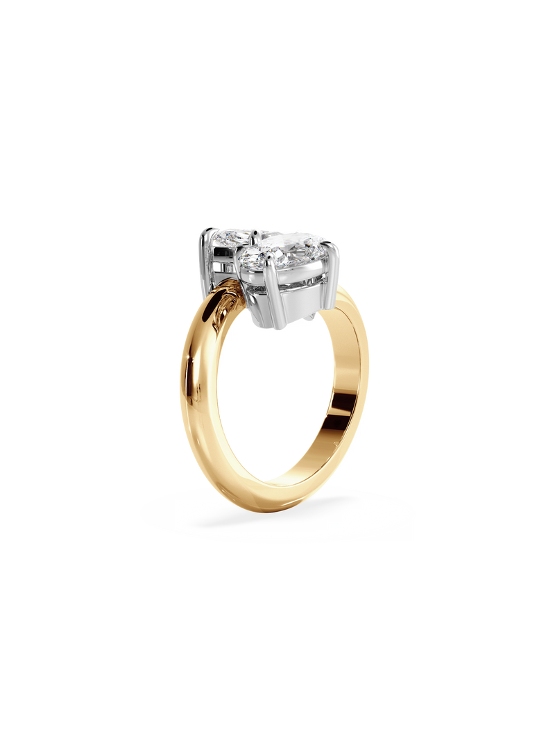 Marquise Jean Toi et Moi Ring