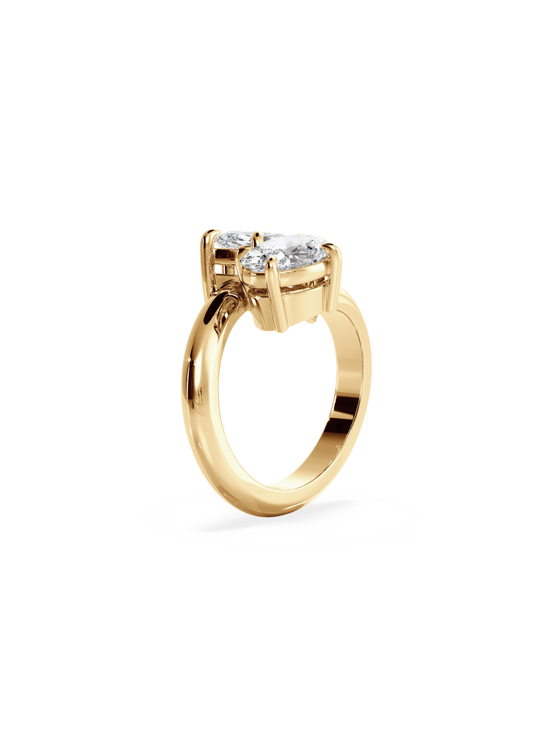 Marquise Jean Toi et Moi Ring