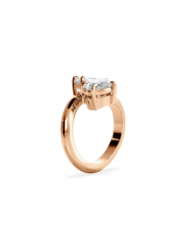 Radiant Jean Toi et Moi Ring