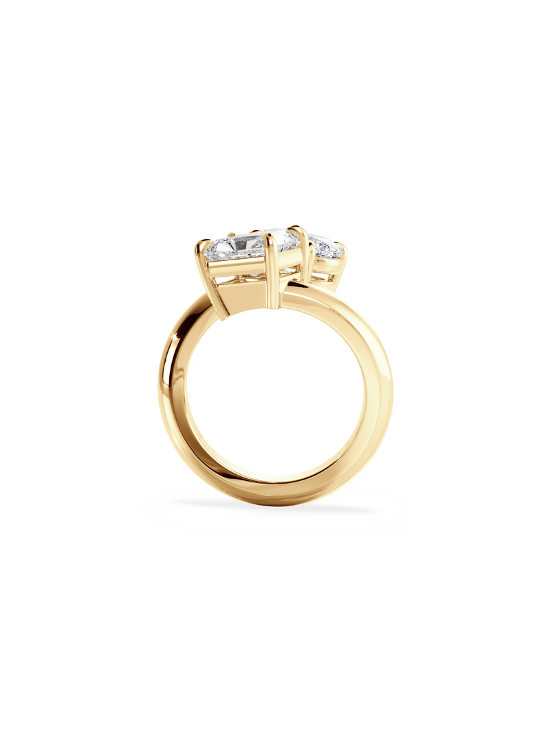 Radiant Jean Toi et Moi Ring