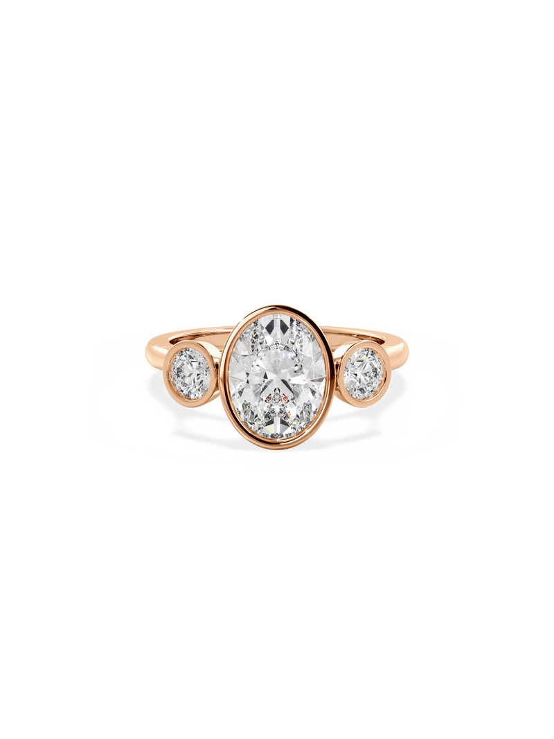 Oval Bezel Cosmic Trio