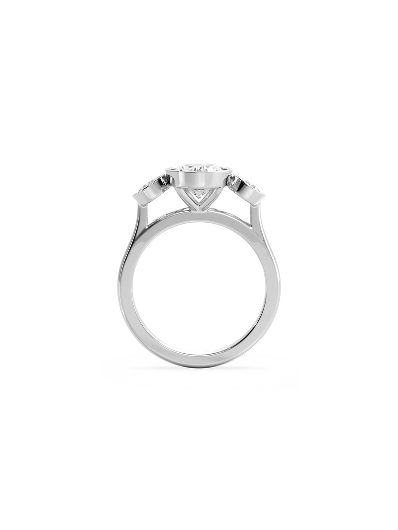 Oval Bezel Cosmic Trio