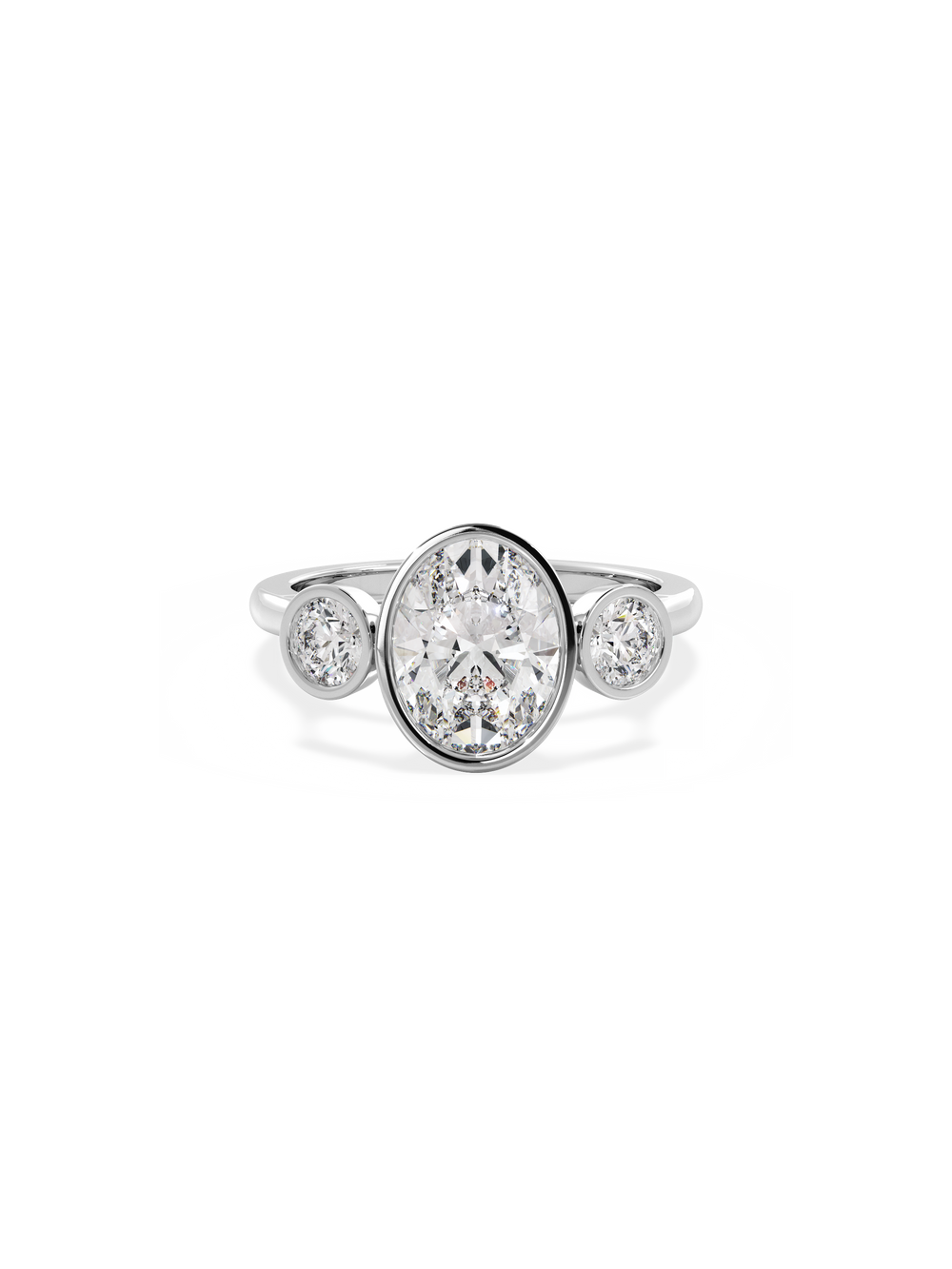 Oval Bezel Cosmic Trio - View 